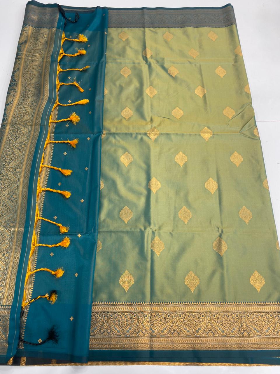 Semi Silk Butta Saree(3168)