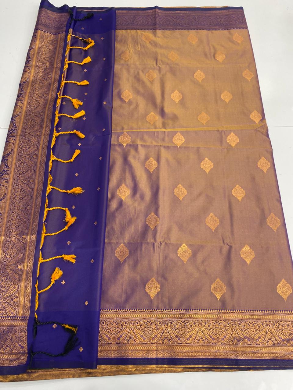 Semi Silk Butta Saree(3168)