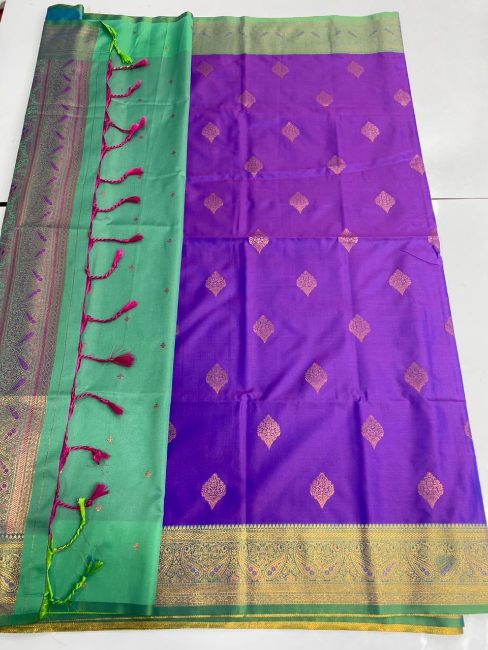 Semi Silk Butta Saree(3168)