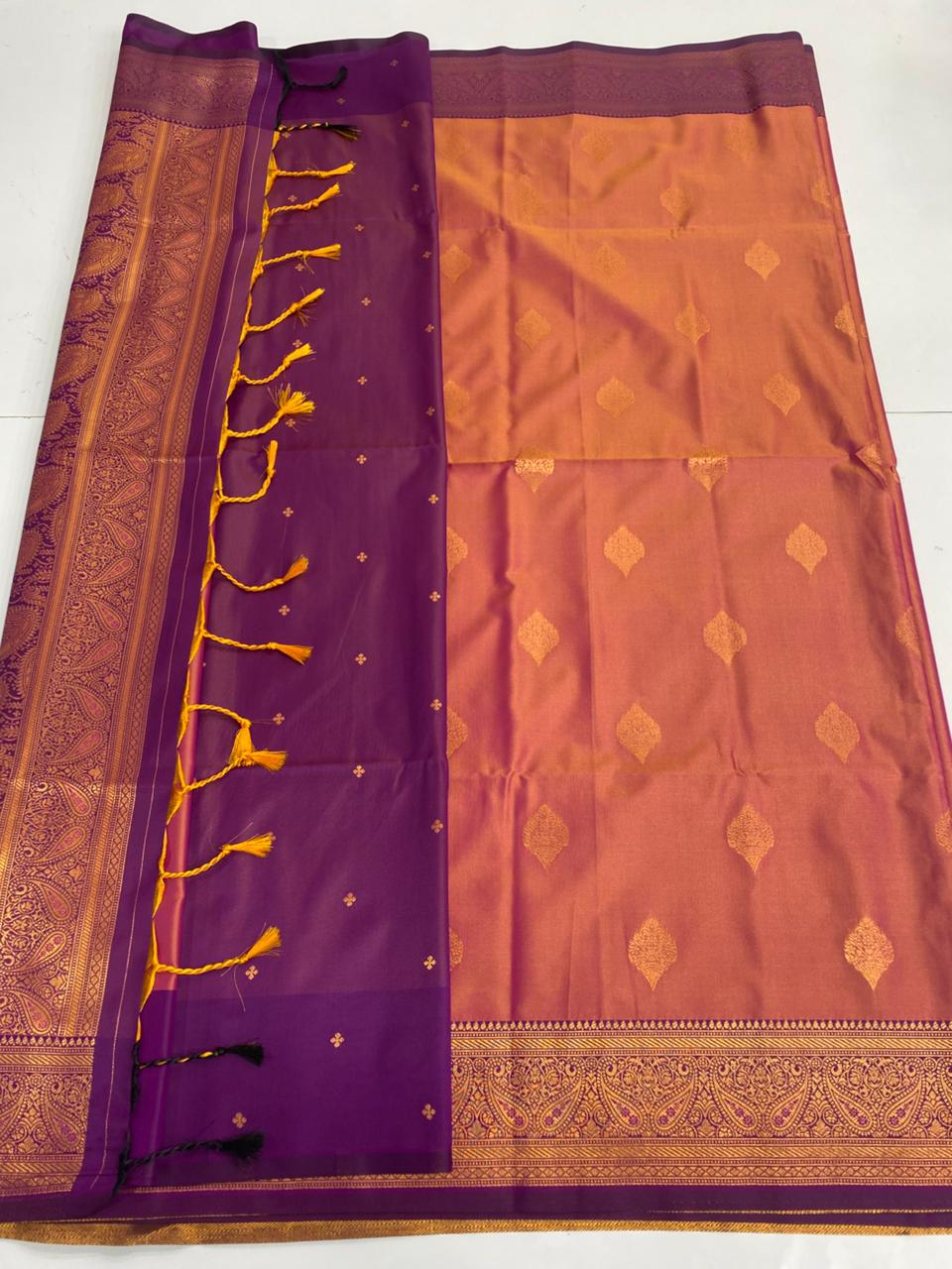 Semi Silk Butta Saree(3168)