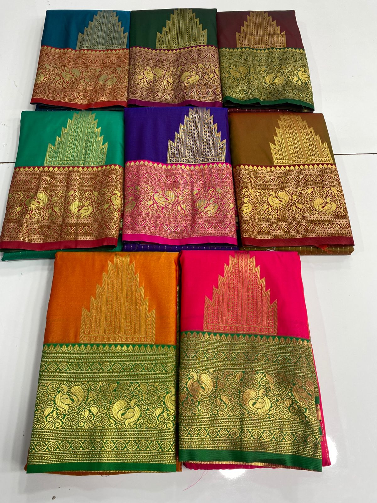 Semi Silk Broket Saree (3167A)