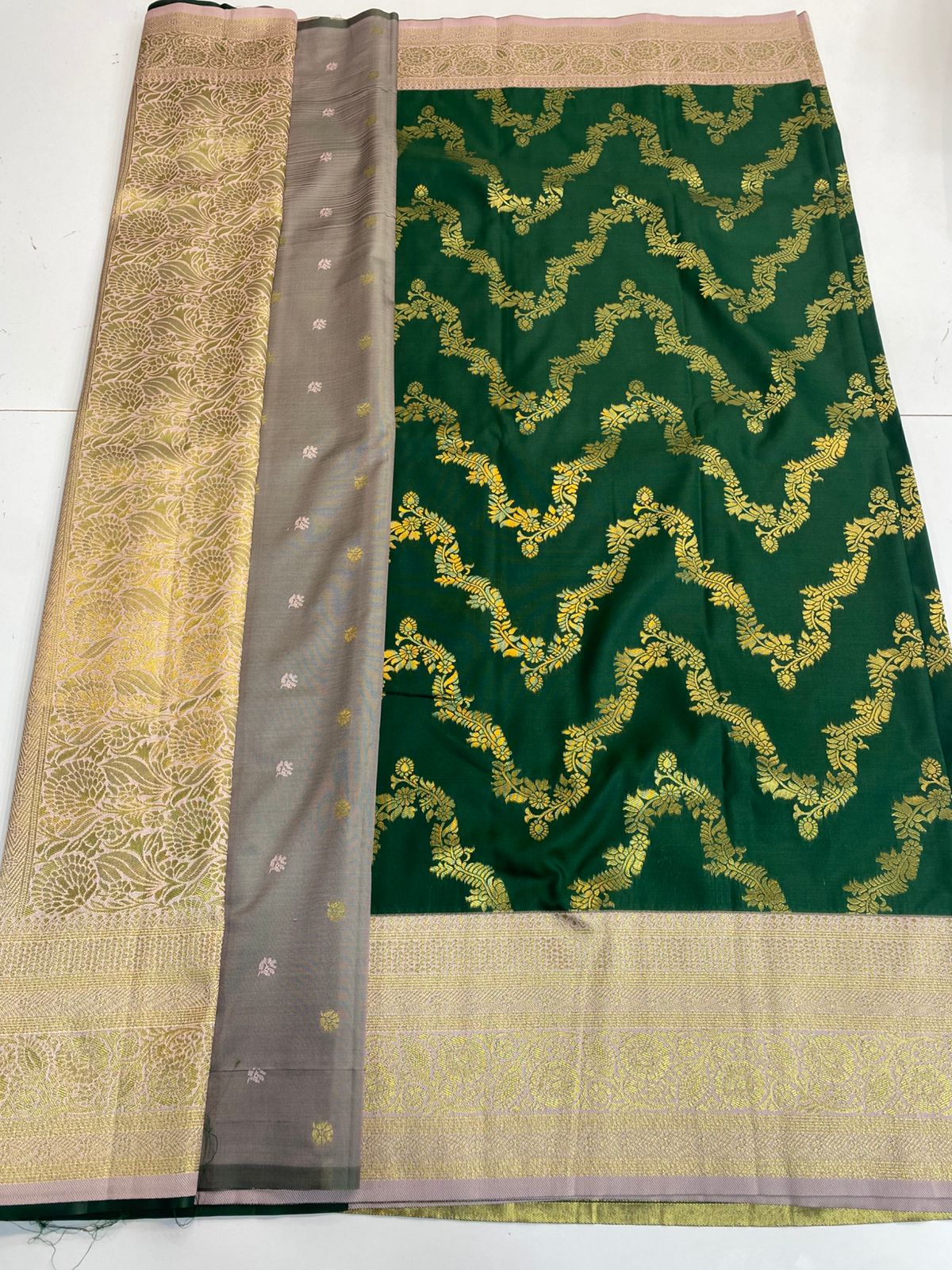Kanchipuram semi silk sarees(3169)