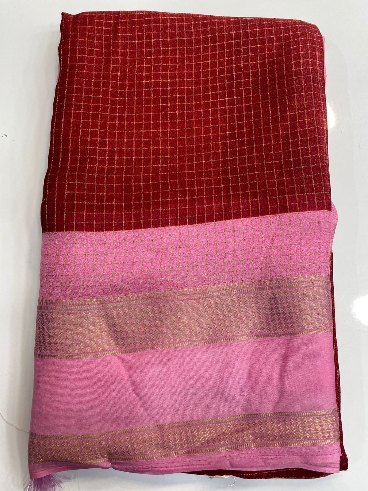 Fancy Georgette Chex Sare(3177)