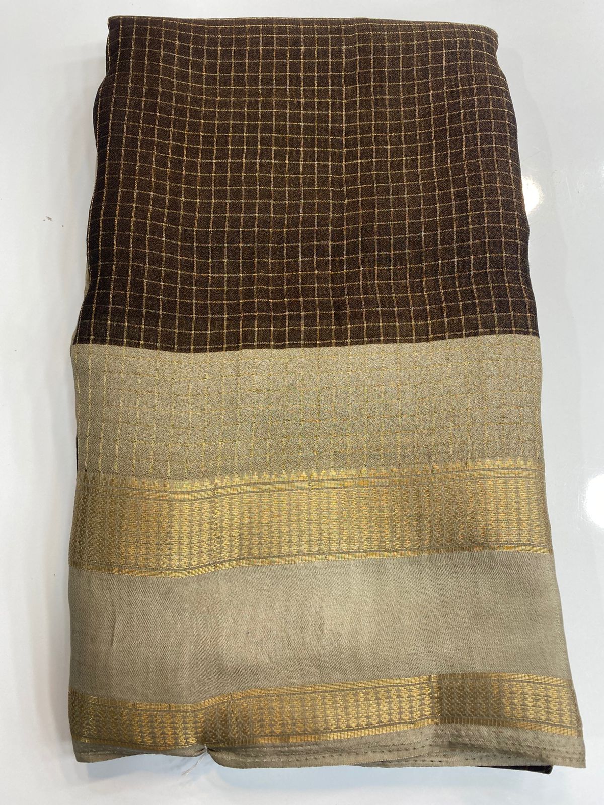 Fancy Georgette Chex Sare(3177)