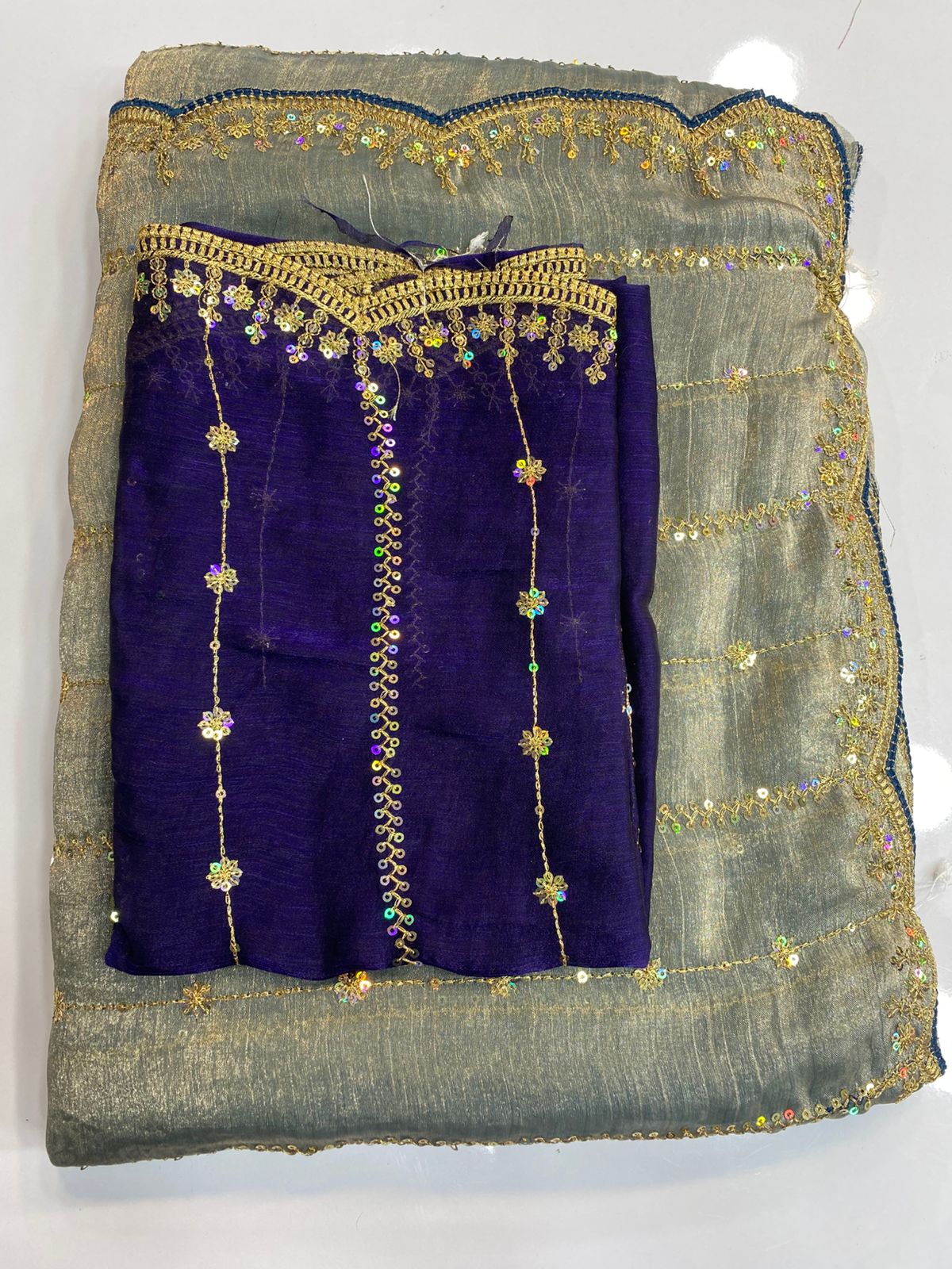 Fancy Space Silk Saree (3097)