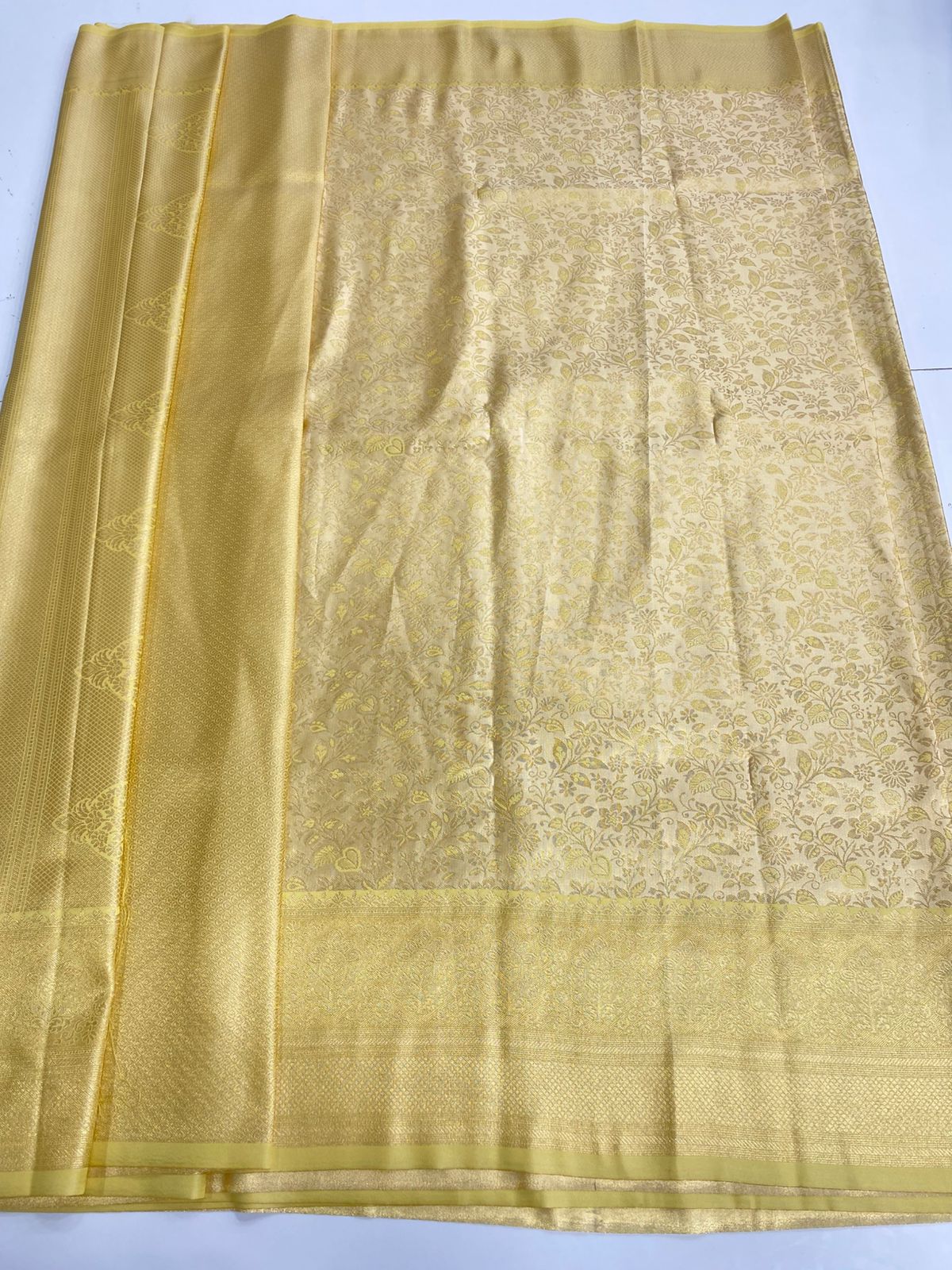 Semi Silk Tissue Broket Satin Saree(3026B)