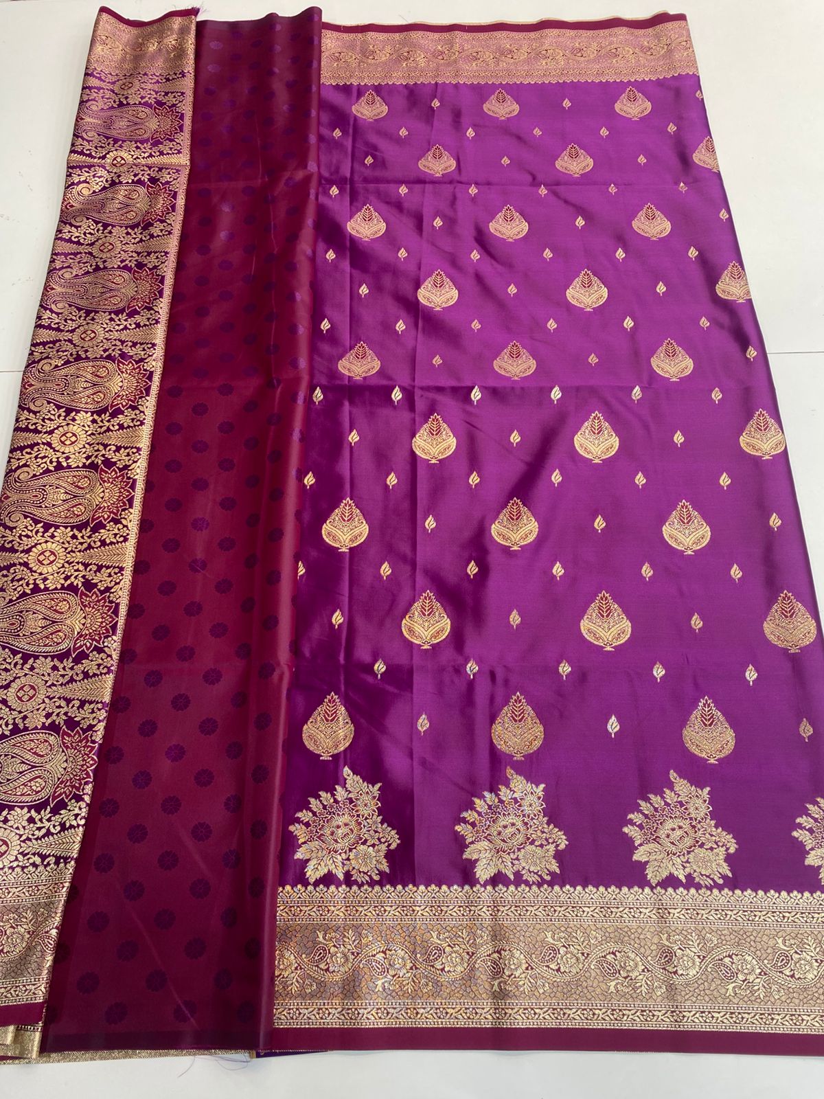 Semi Silk Butta Saree(3170B)
