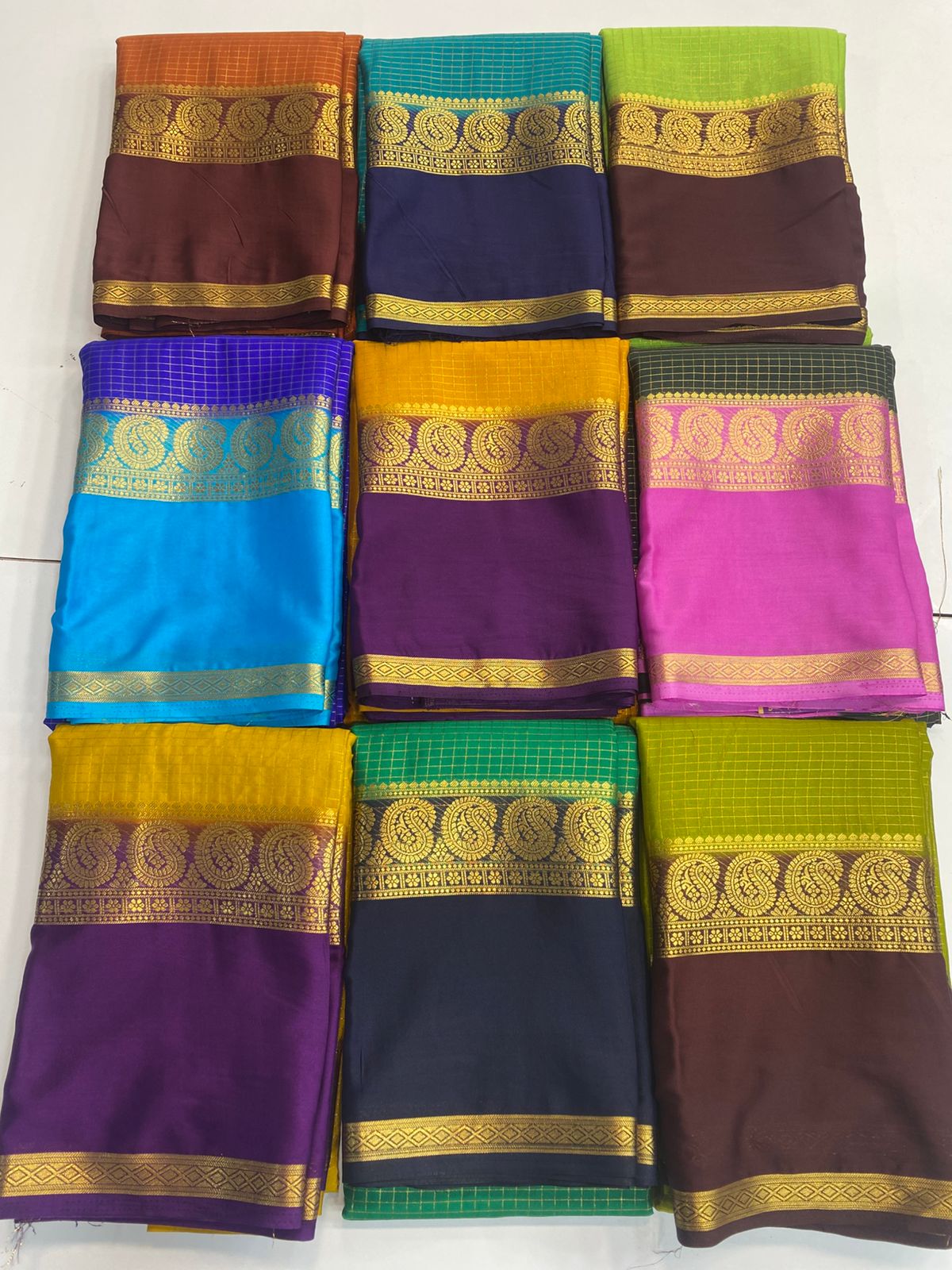 Fancy Georgette Chex Saree(3179)