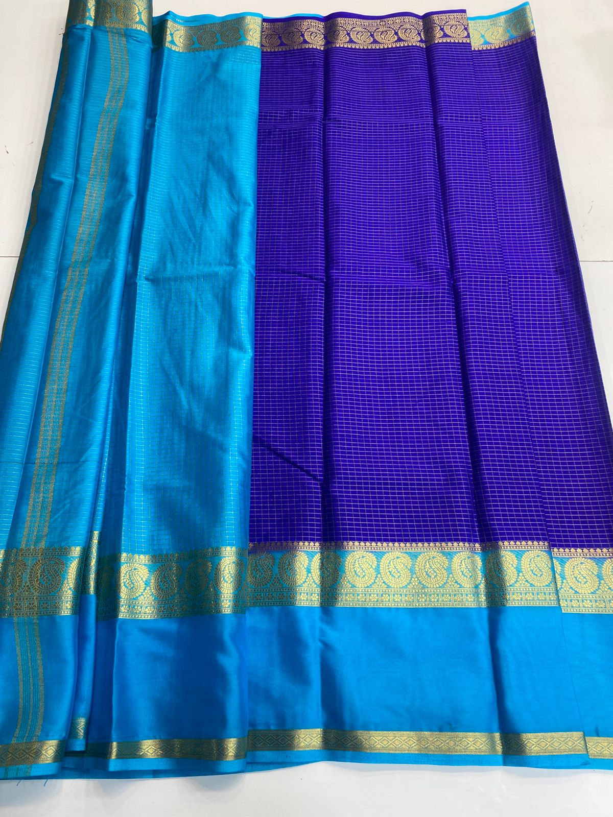 Fancy Georgette Chex Saree(3179)