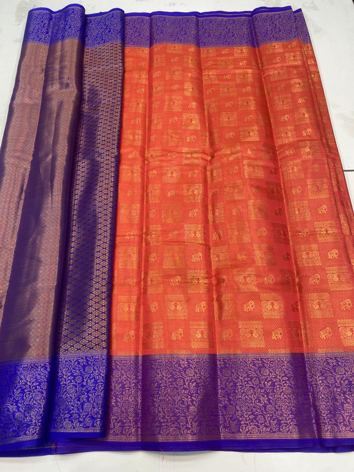 Semi Silk Broket Saree(3194D)