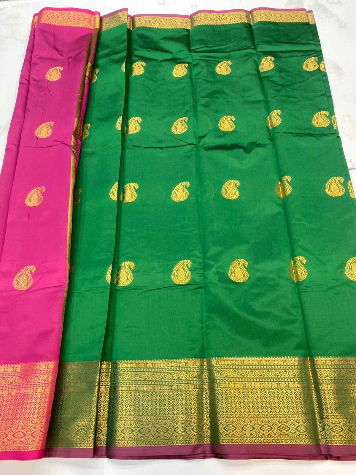 Semi Silk Butta Saree(3190A)