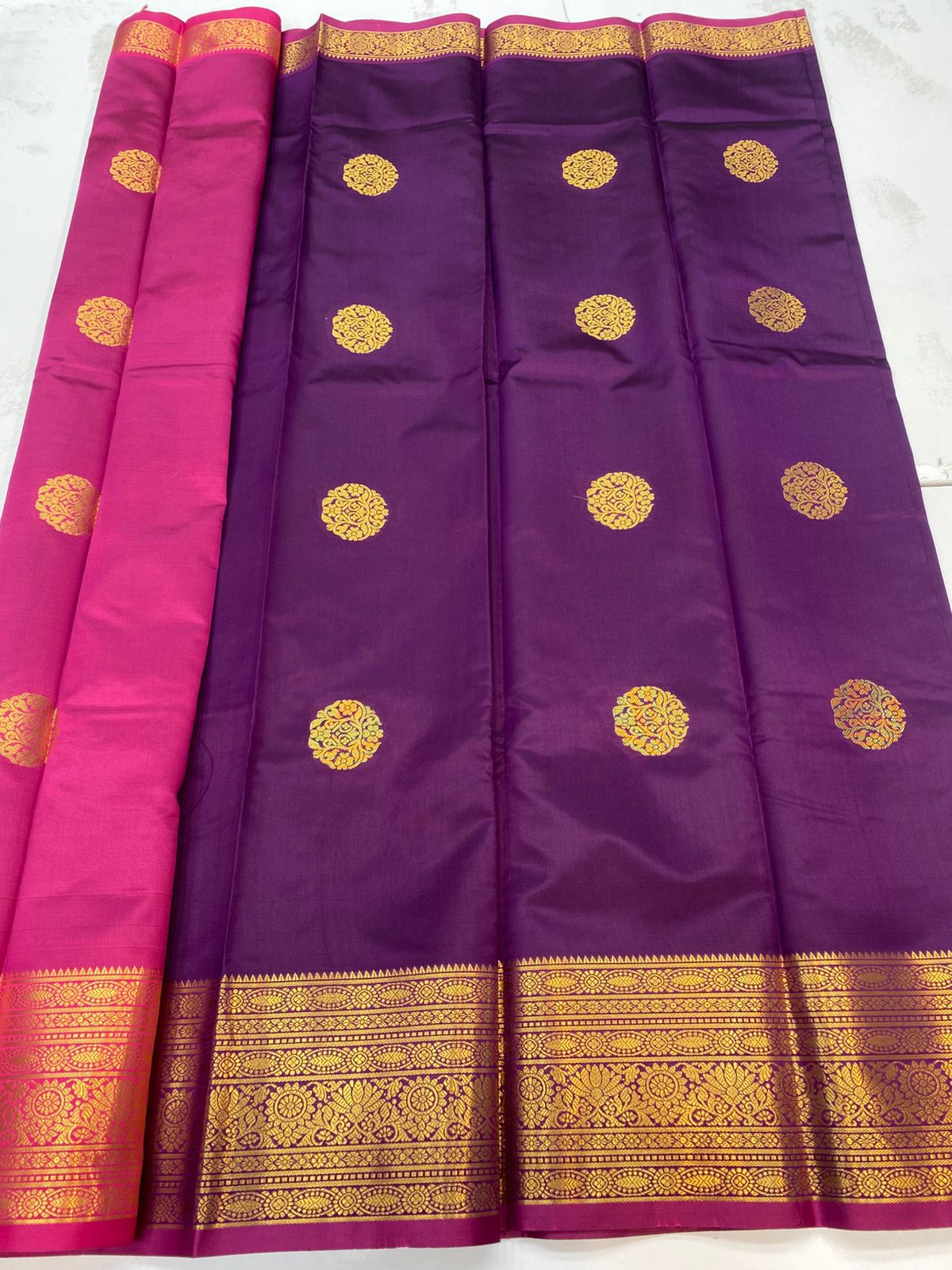 Semi Silk Butta Saree(3190A)