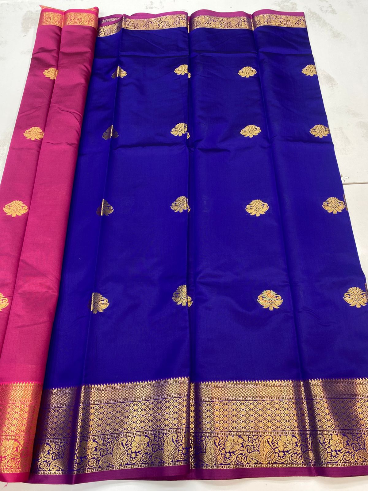 Semi Silk Butta Saree(3190A)