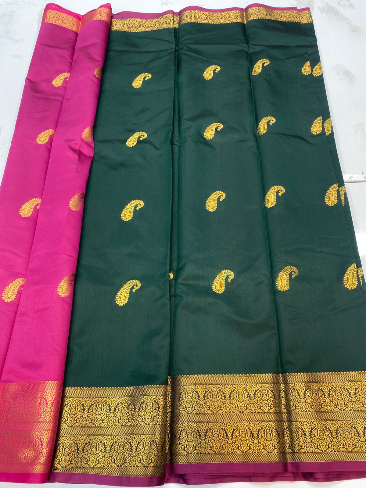 Semi Silk Butta Saree(3190A)