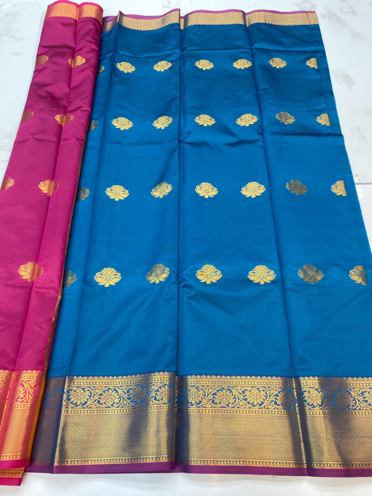 Semi Silk Butta Saree(3190A)