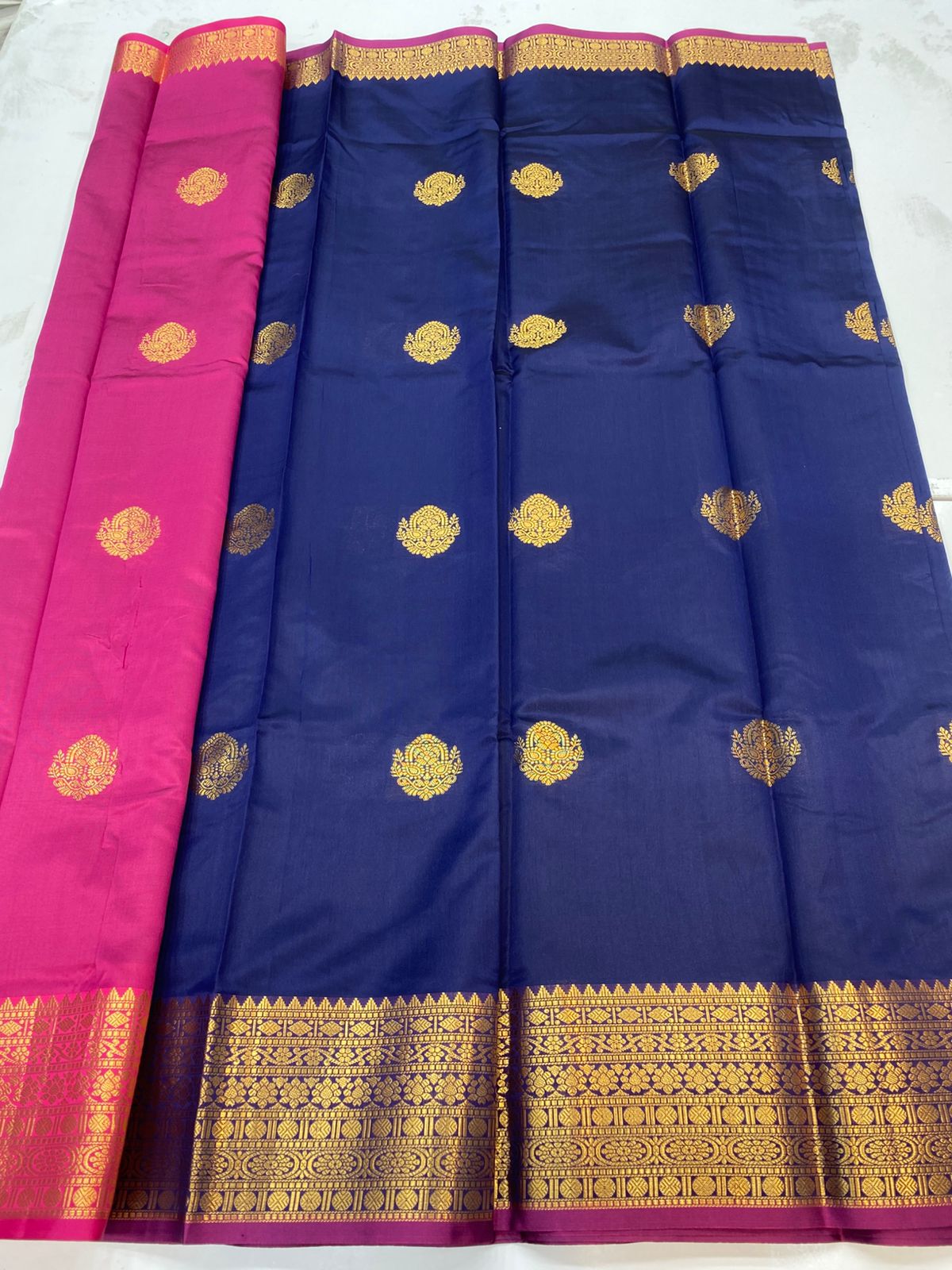 Semi Silk Butta Saree(3190A)