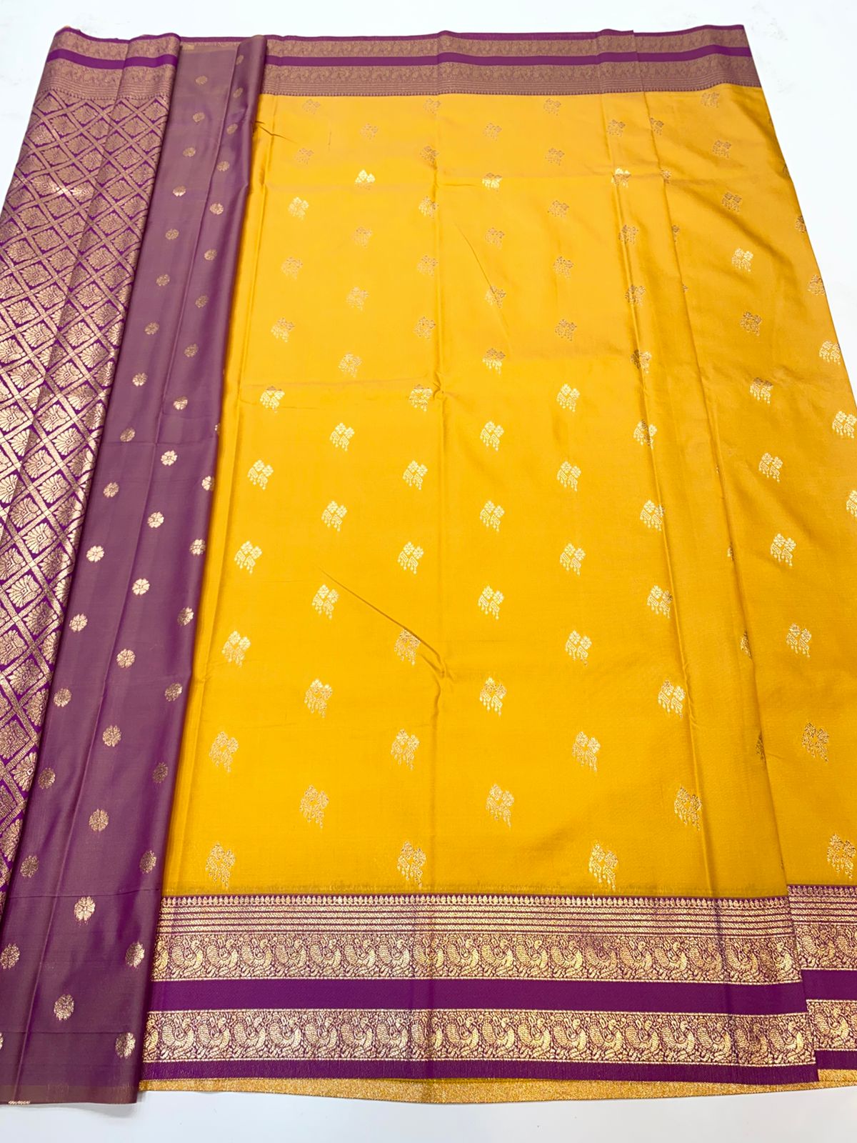 Kanchipuram semi silk Butta sarees(3192)