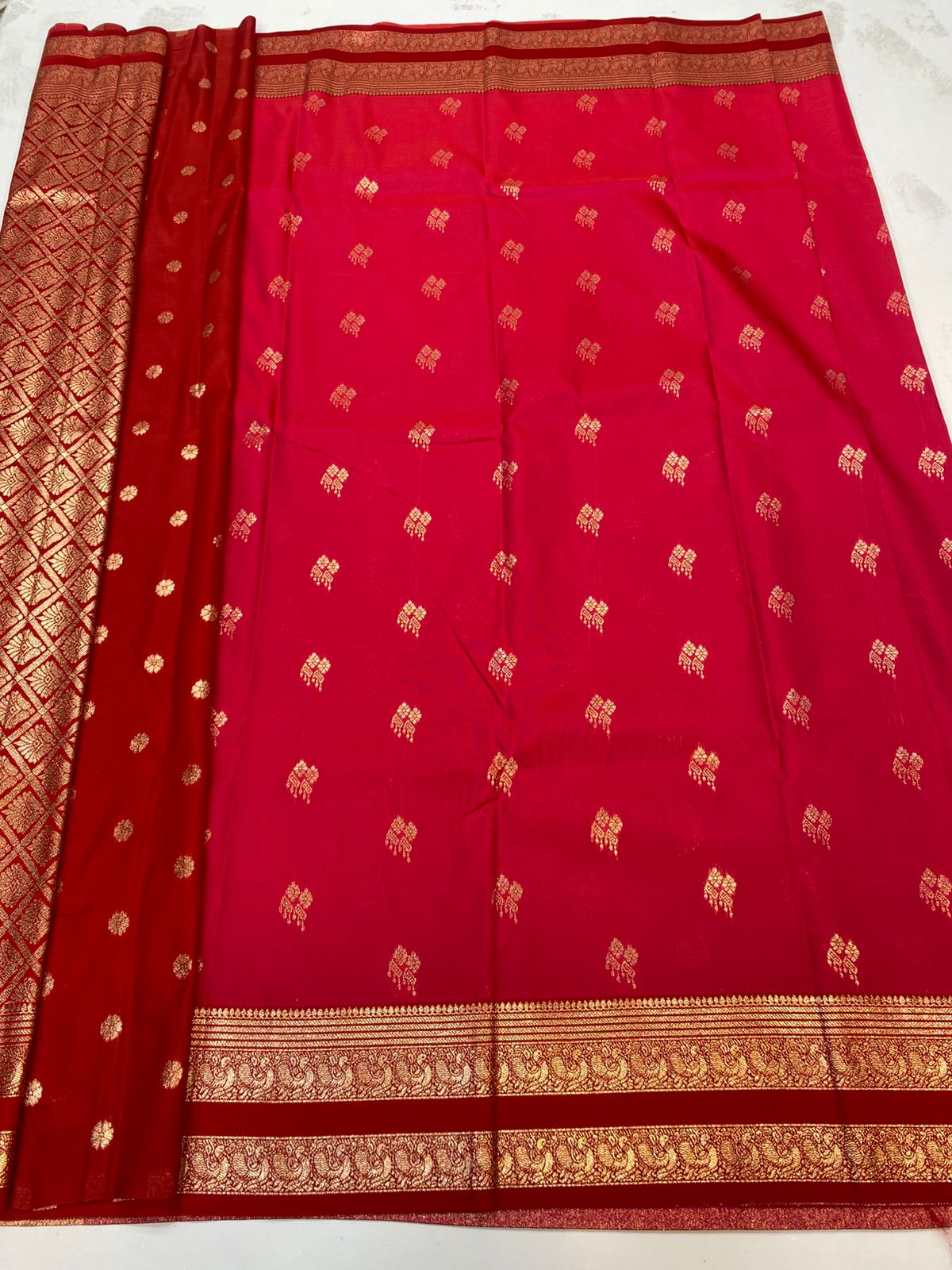 Kanchipuram semi silk Butta sarees(3192)
