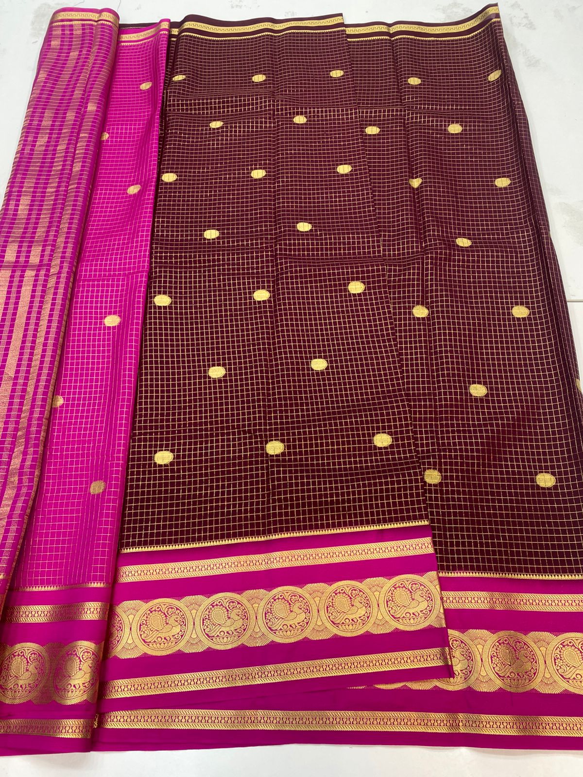 Crepe Georgette Butta Saree(3193)