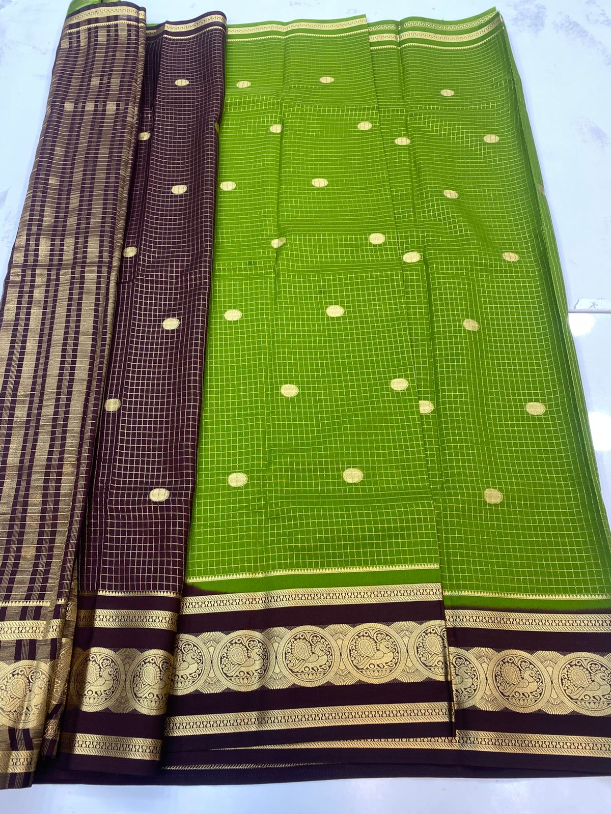 Crepe Georgette Butta Saree(3193)
