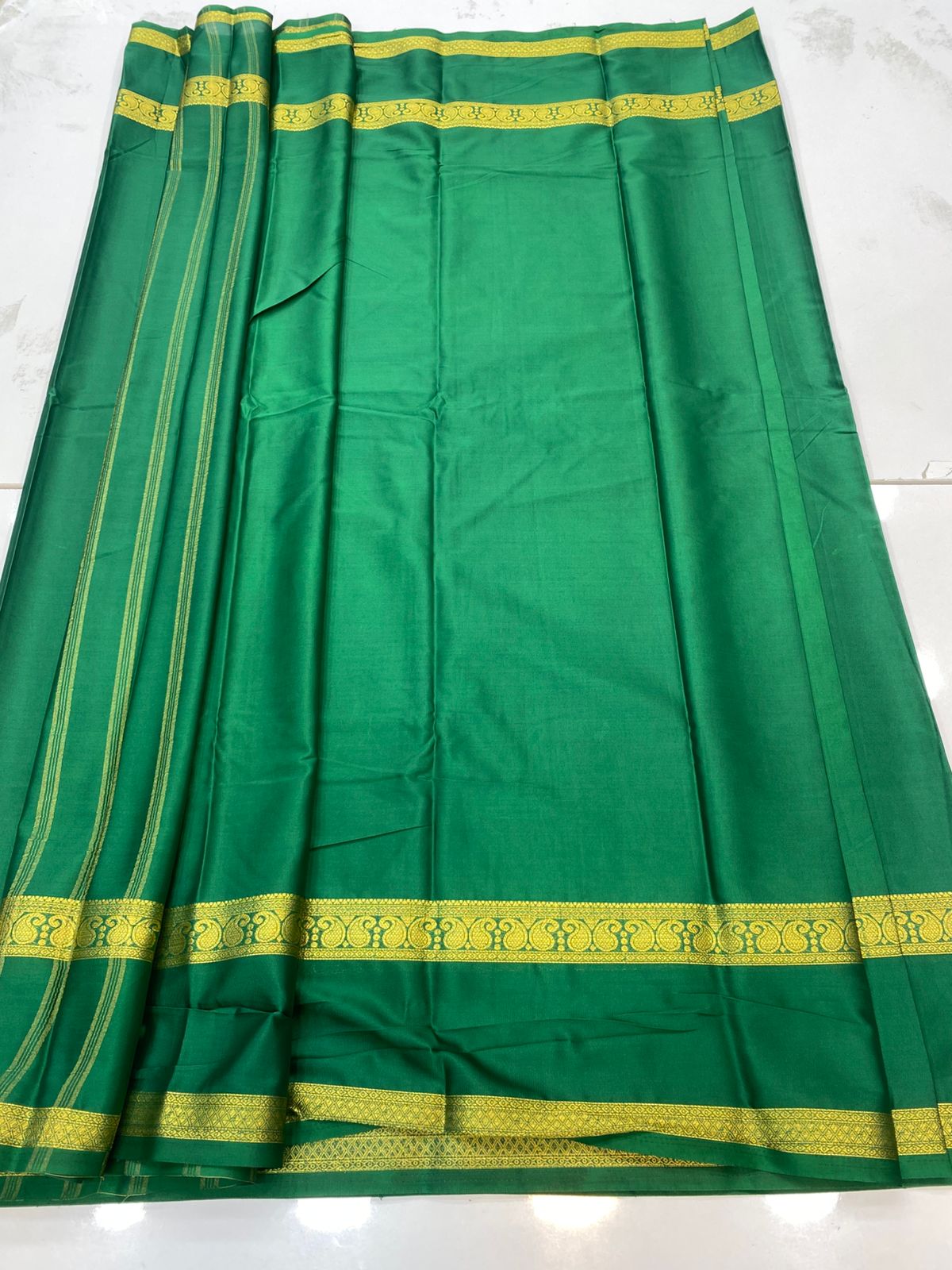 Mysore Crepe Self Saree(3196C)