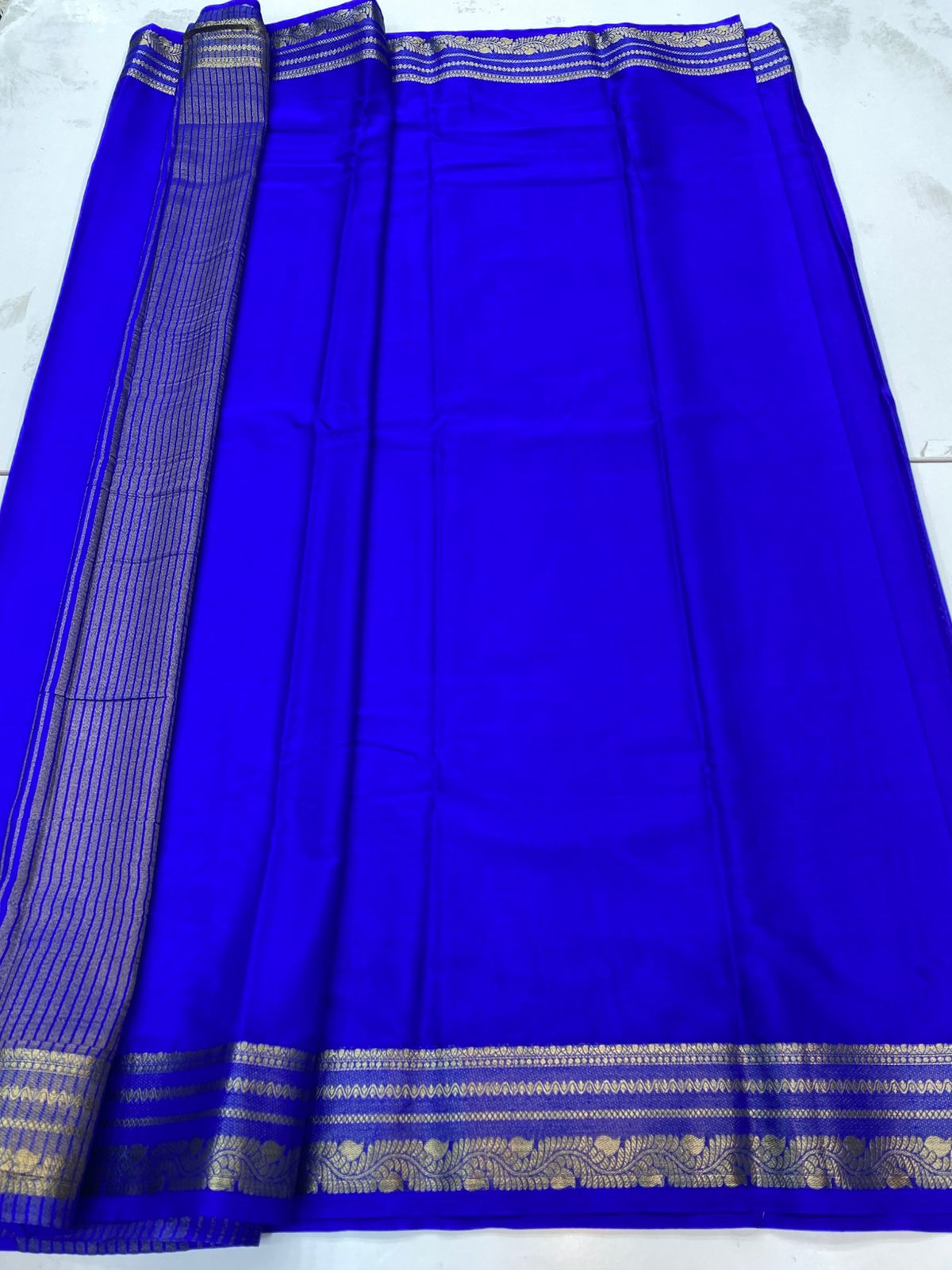 Mysore Crepe Self Saree(3196B)