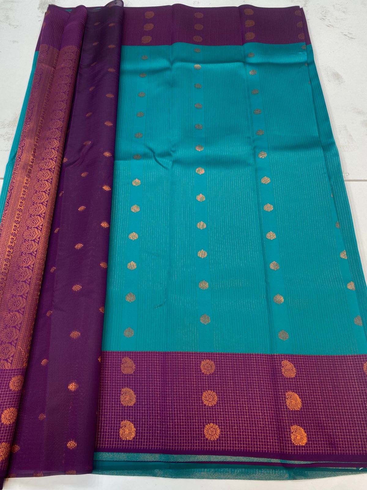 Semi Silk Butta Saree(3208)