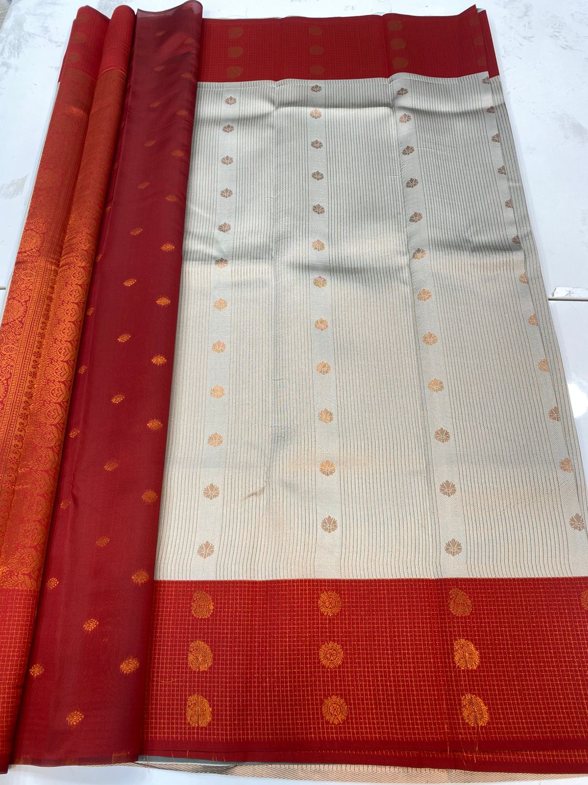 Semi Silk Butta Saree(3208)