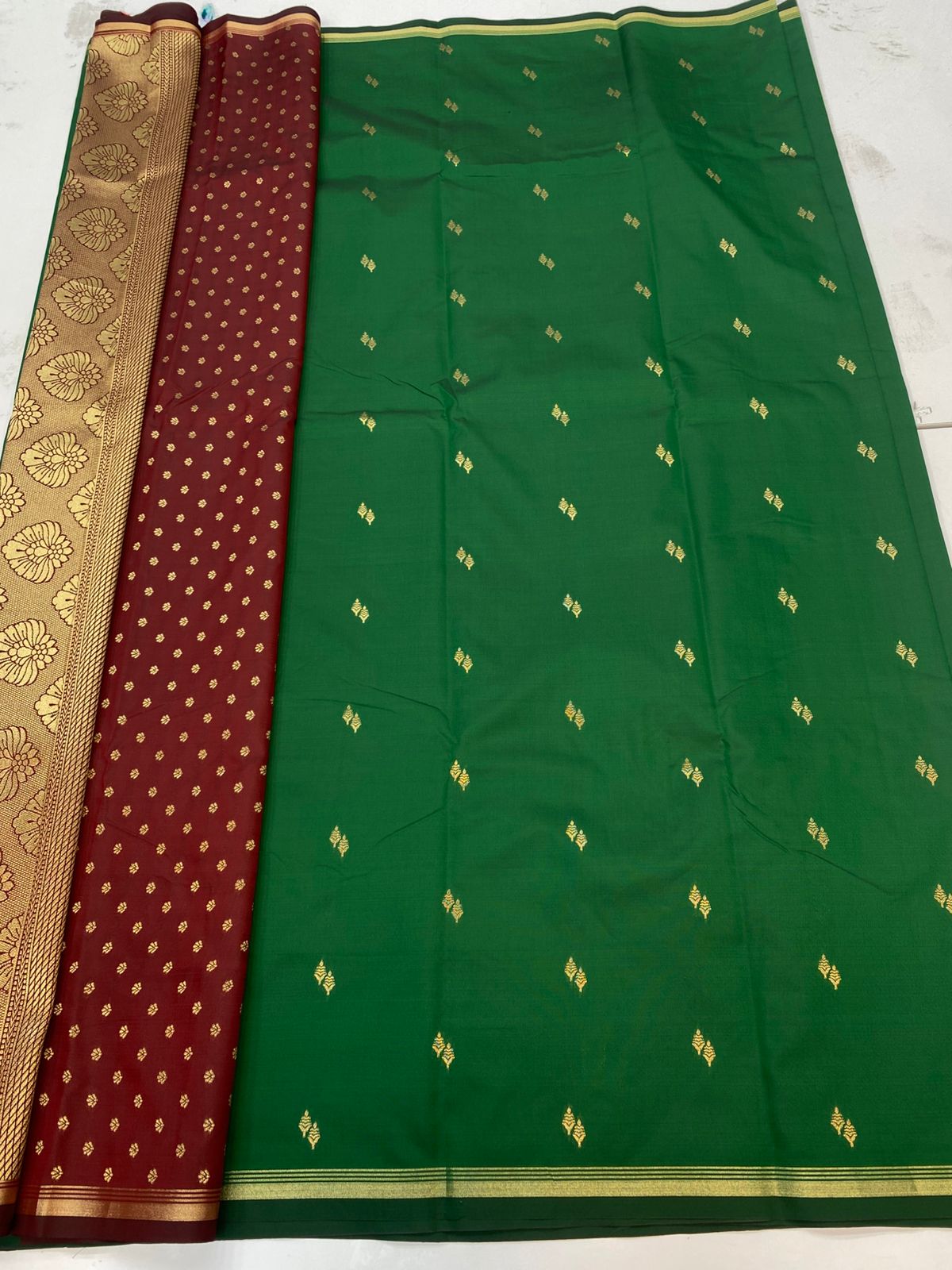 Semi Silk Butta Saree(3206)