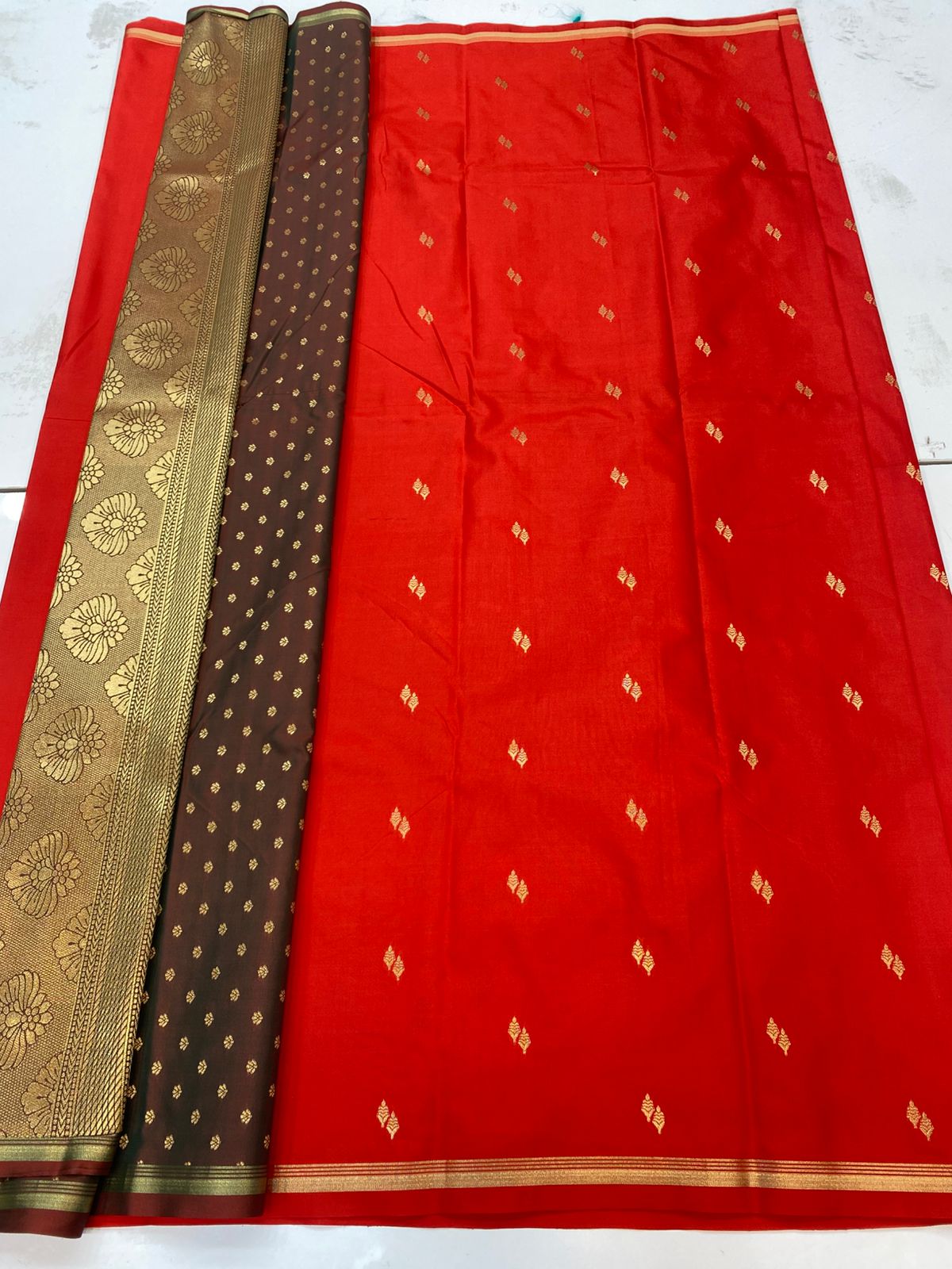 Semi Silk Butta Saree(3206)