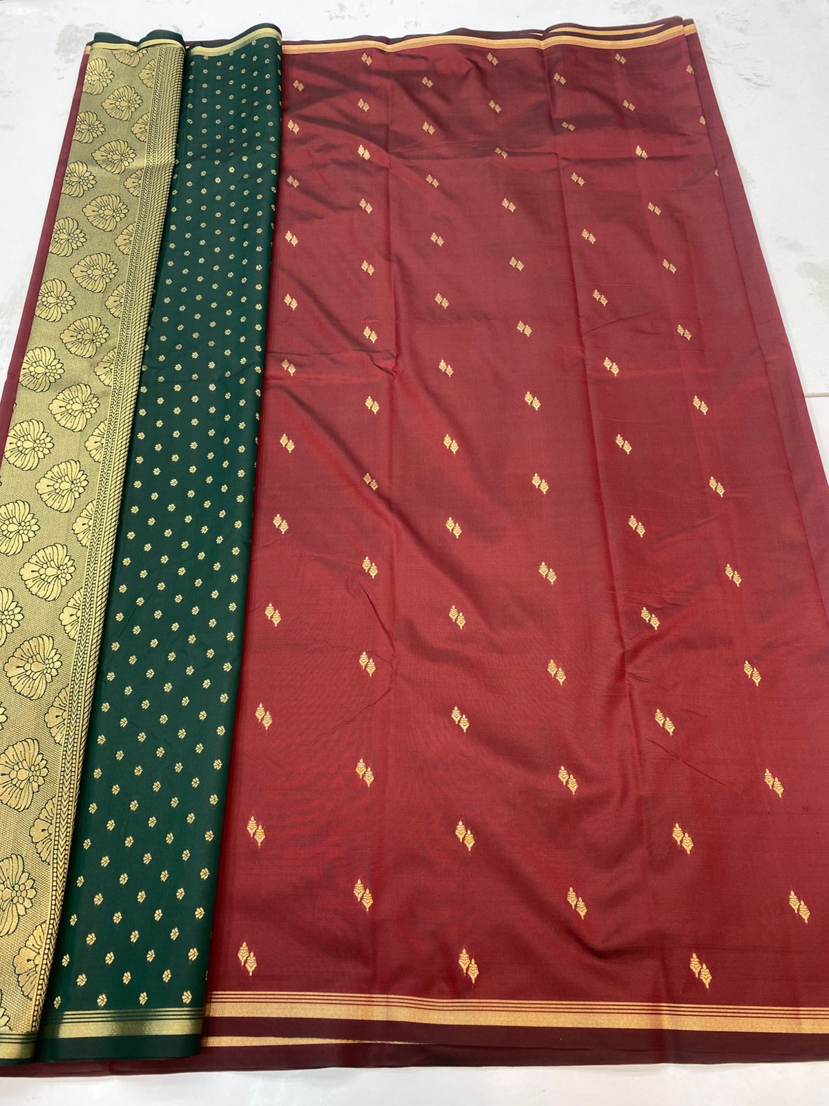 Semi Silk Butta Saree(3206)