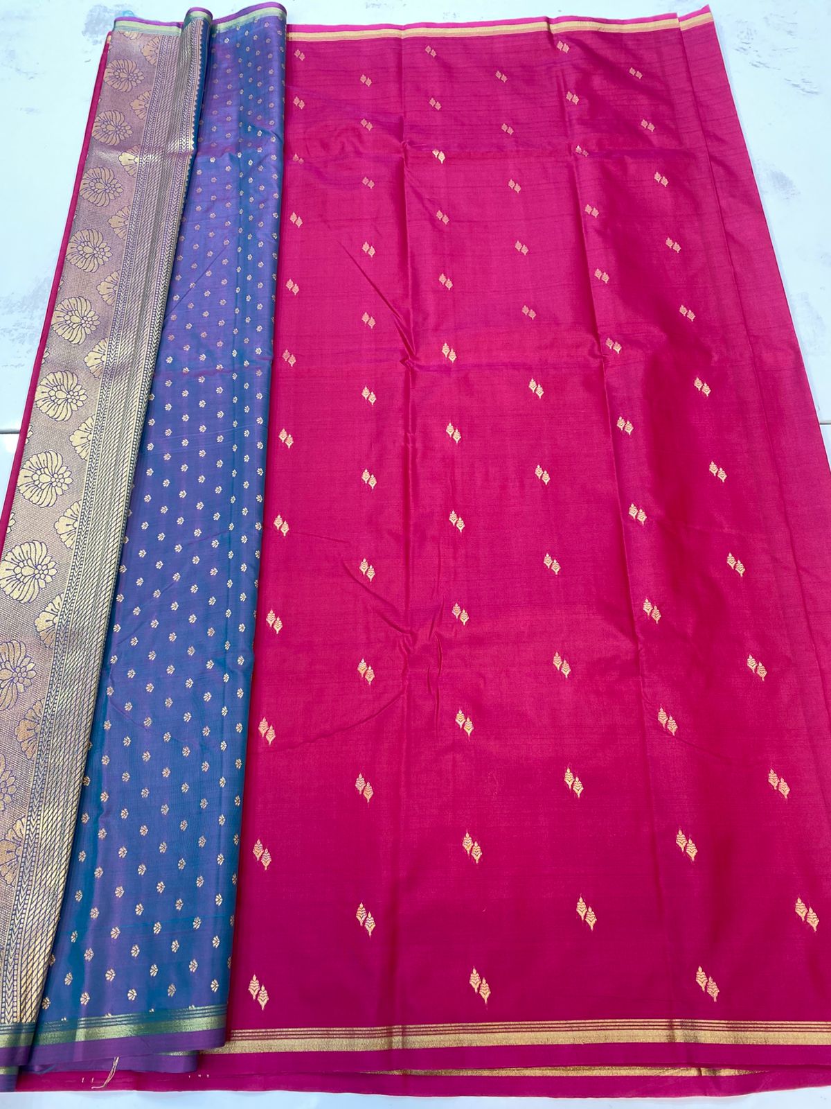 Semi Silk Butta Saree(3206)