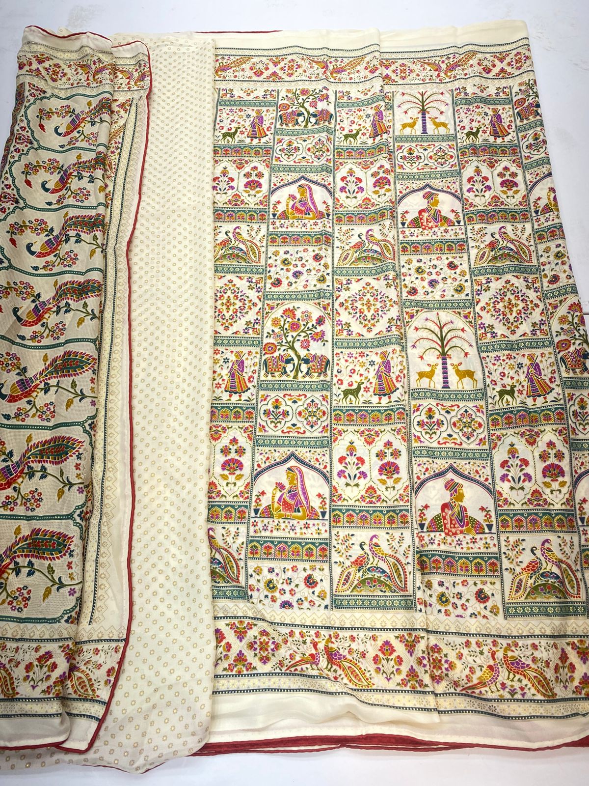 Fancy Georgette Print Saree(3191)