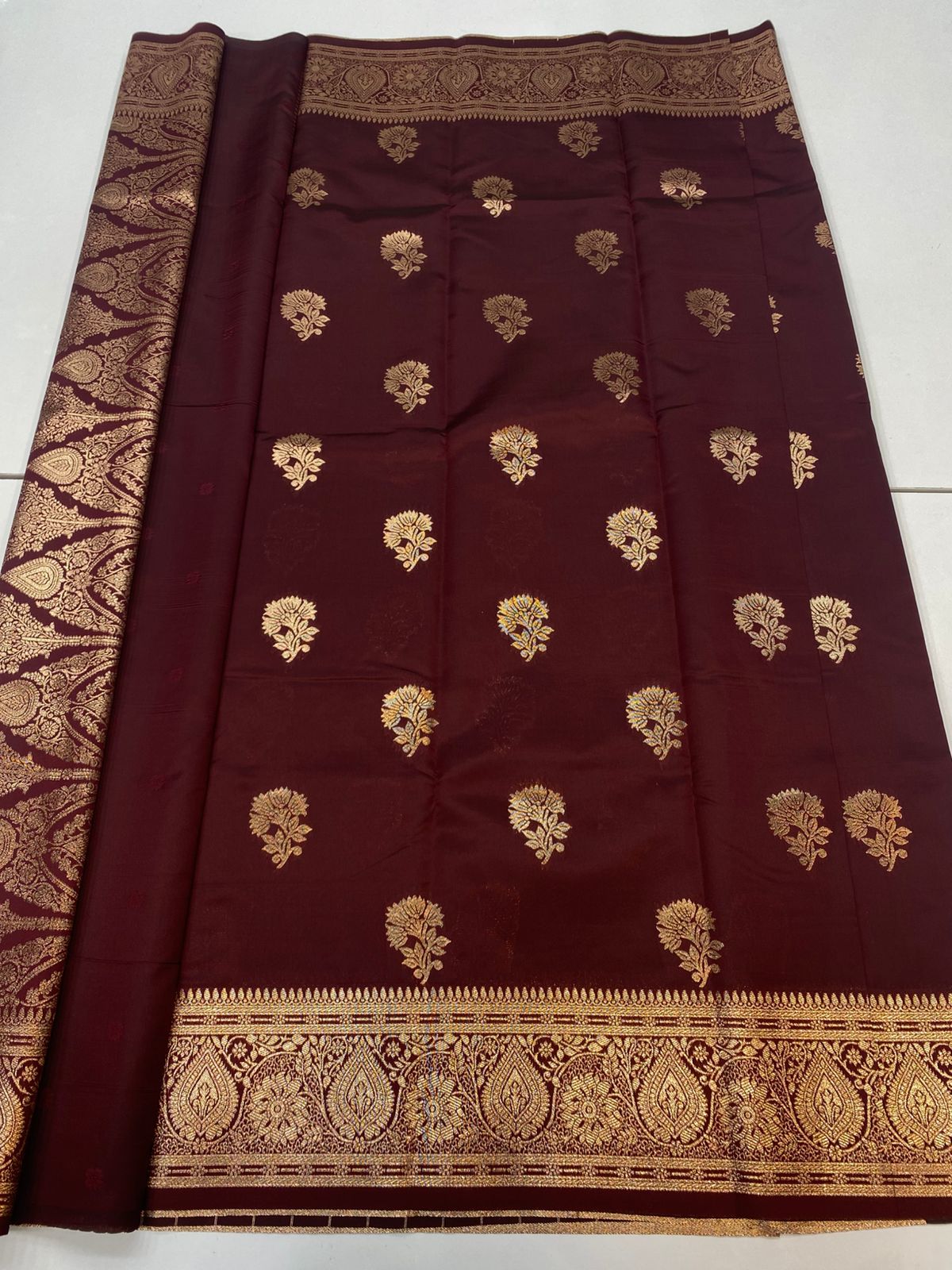 Semi Silk Butta Saree(3211B)