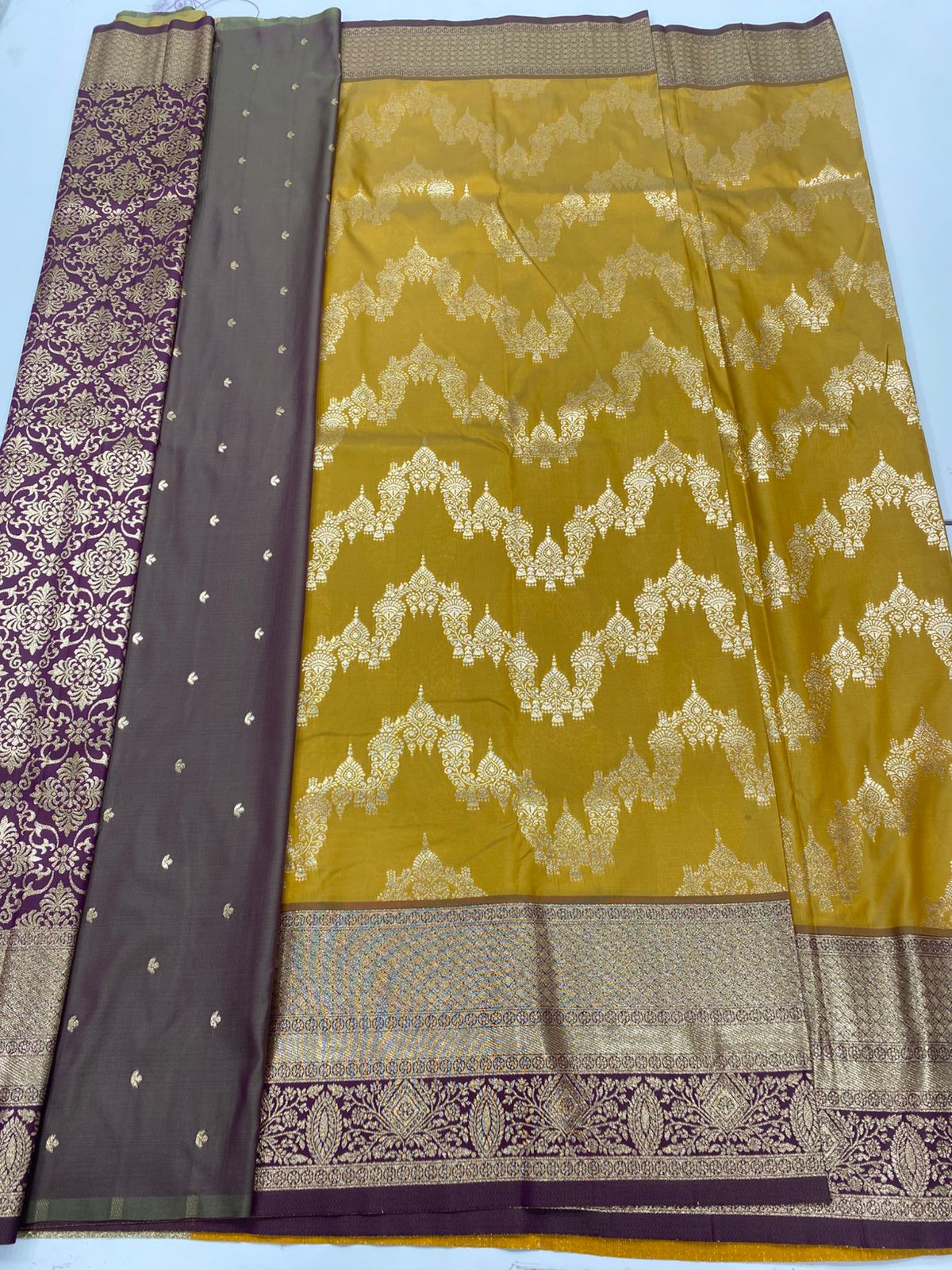 Kanchipuram semi silk sarees(3214)