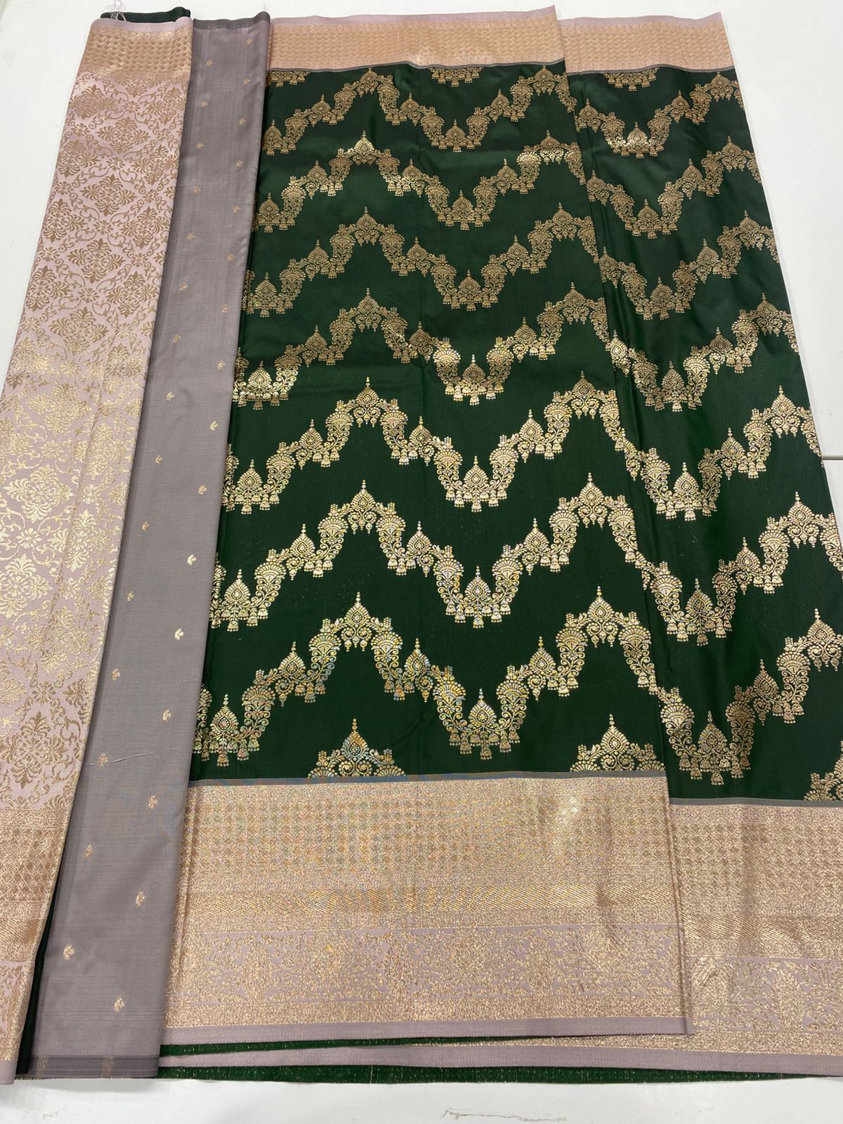 Kanchipuram semi silk sarees(3214)