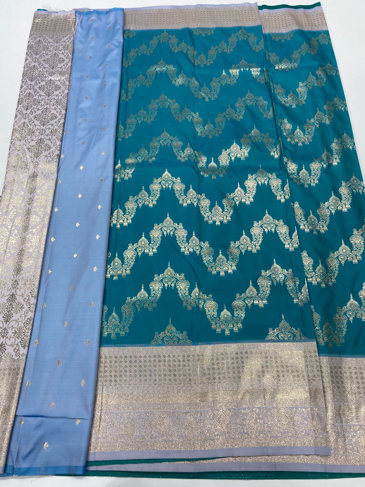 Kanchipuram semi silk sarees(3214)