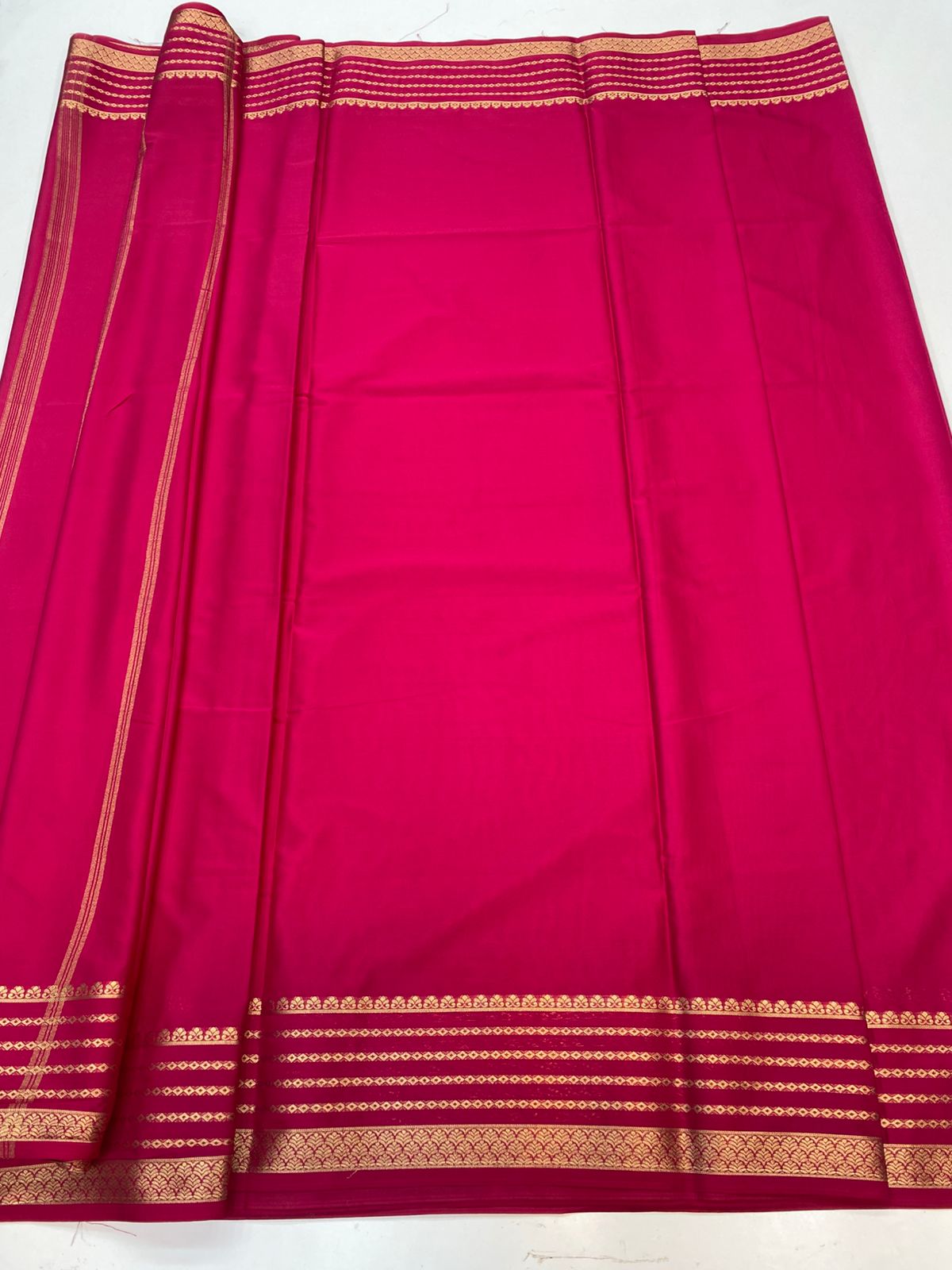 Mysore Crepe Self Saree(3533)