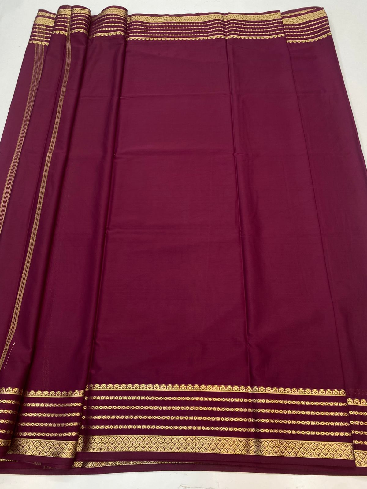 Mysore Crepe Self Saree(3533)