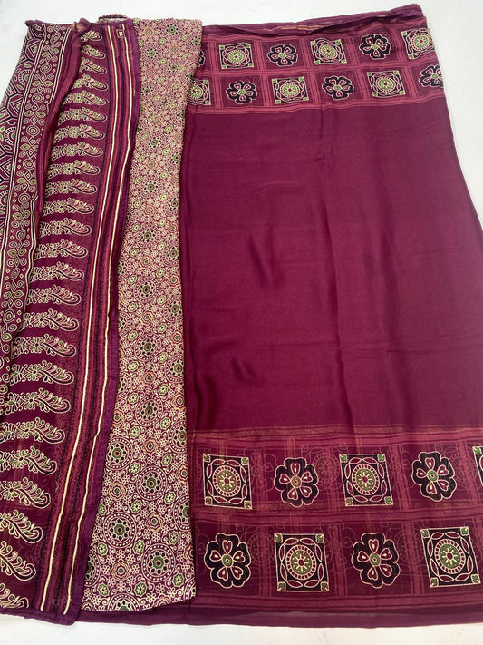 Fancy Soft Georgette Saree ( 3219-R45 )