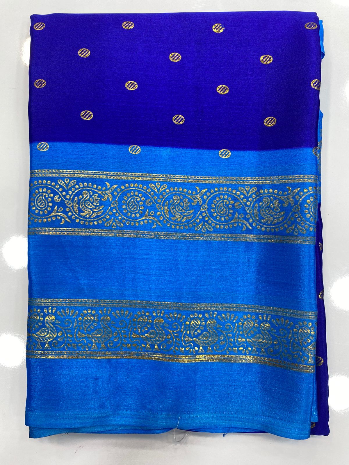 Fancy Foil Print Saree(3220)