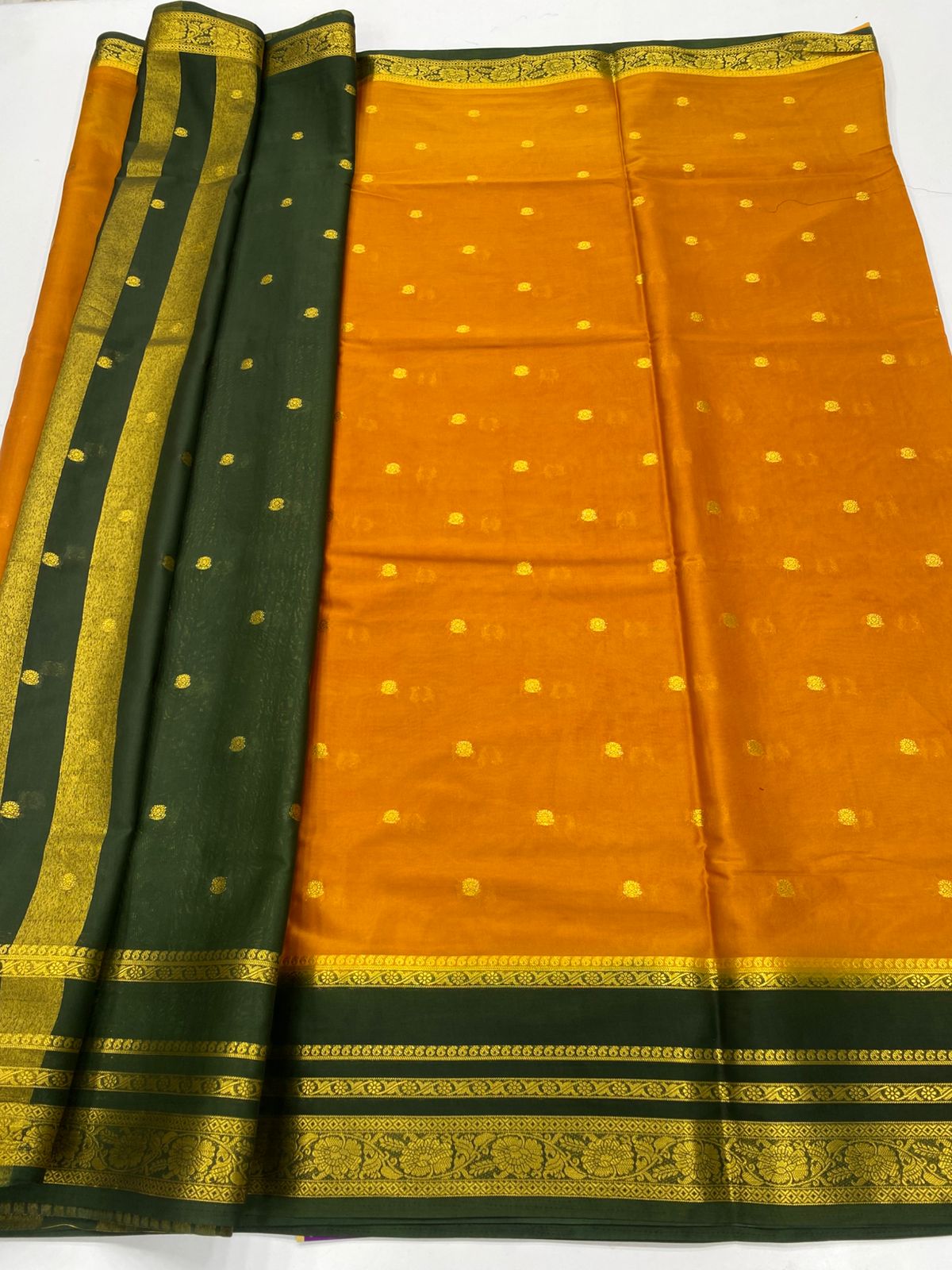 Mysore Crepe Butta Saree(3230A)