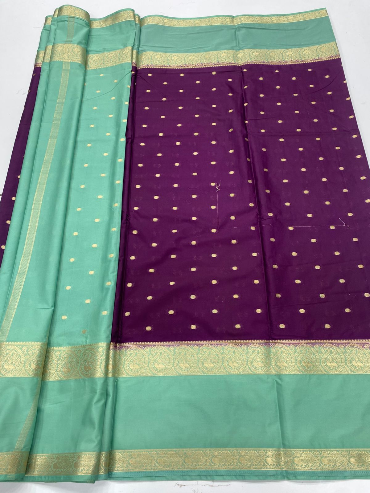 Mysore Crepe Butta Saree(3231)