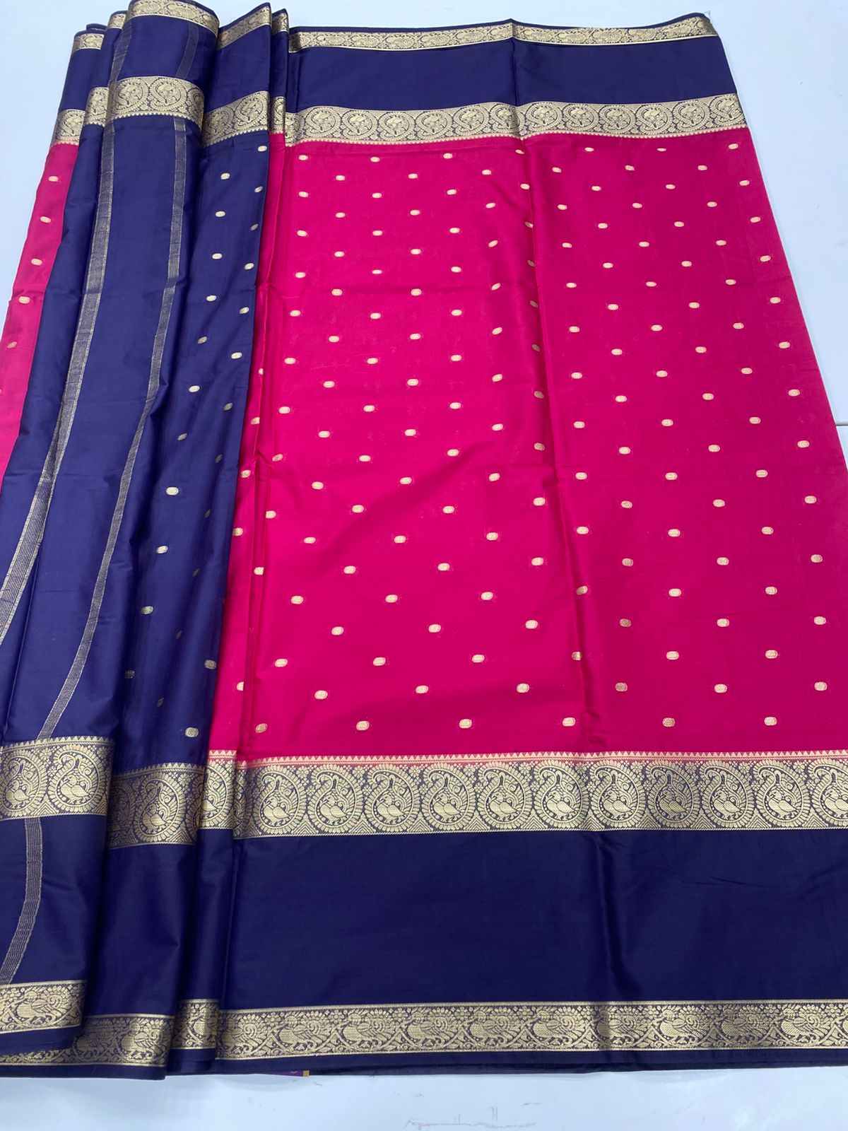 Mysore Crepe Butta Saree(3231)