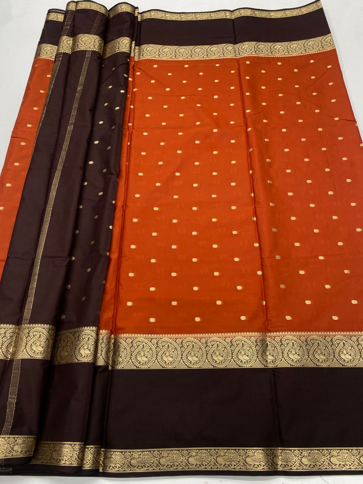 Mysore Crepe Butta Saree(3231)