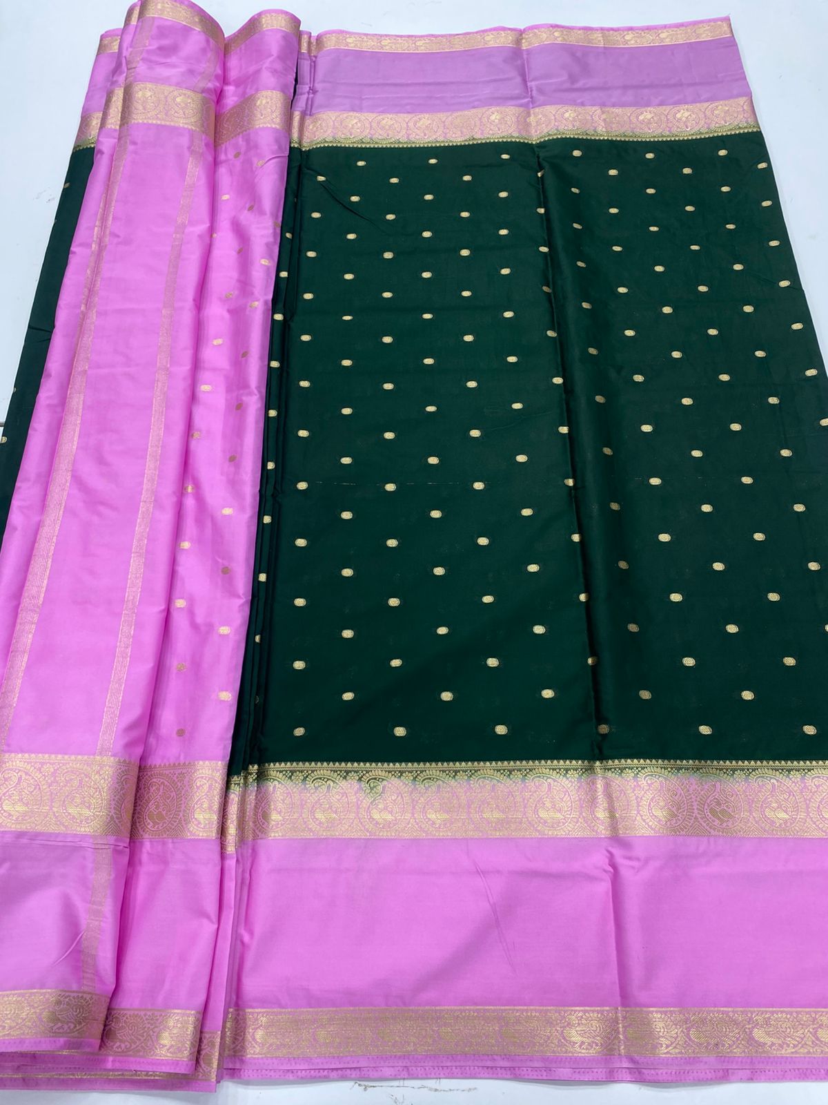 Mysore Crepe Butta Saree(3231)