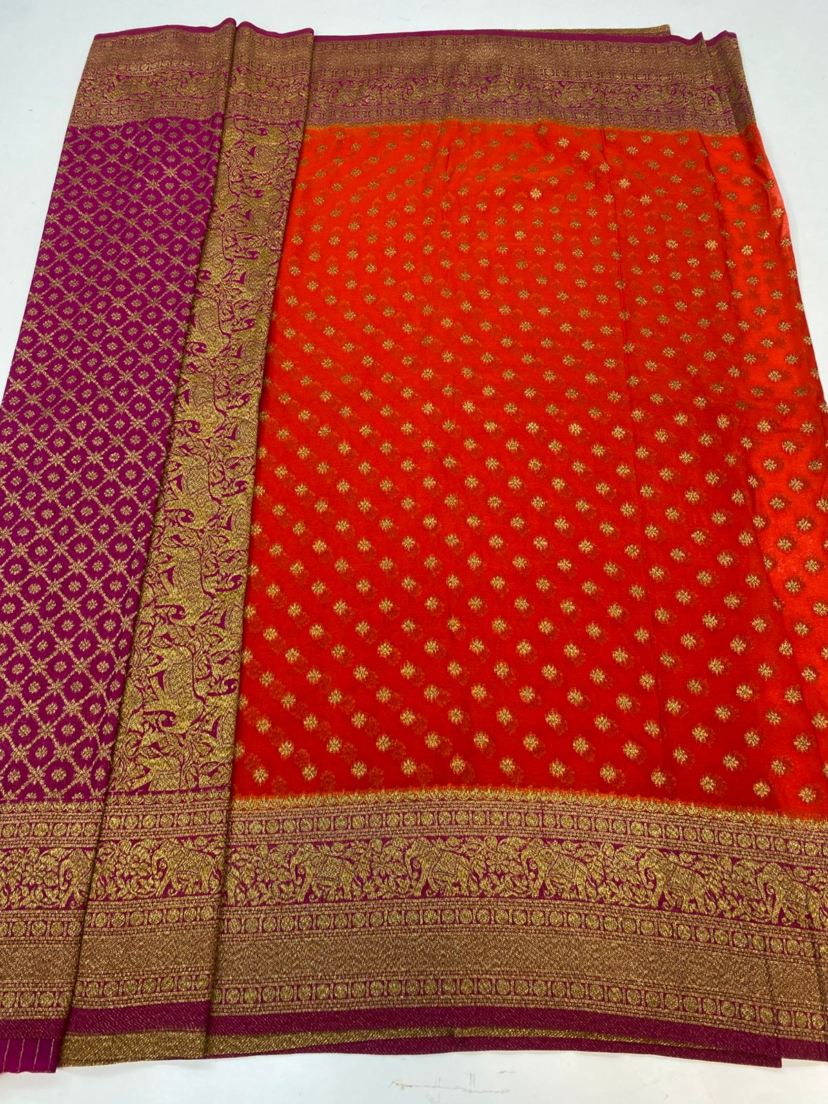 Khaddi Georgette Saree(3228)