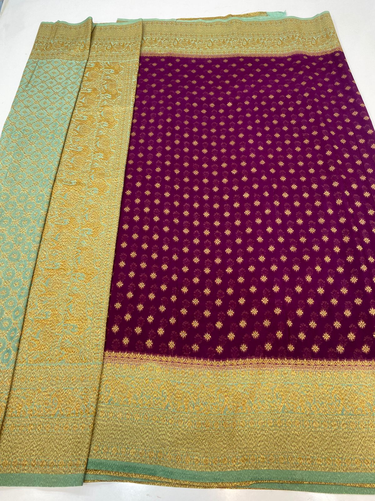 Khaddi Georgette Saree(3228)