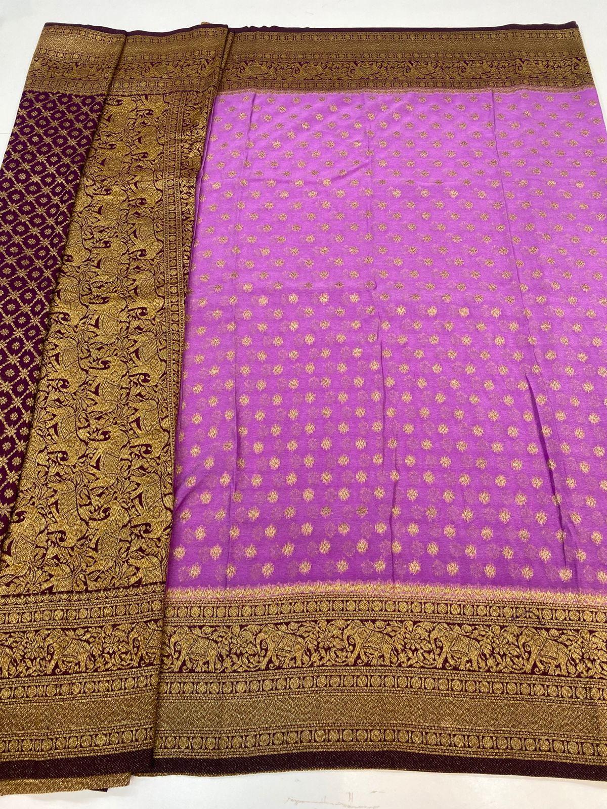 Khaddi Georgette Saree(3228)