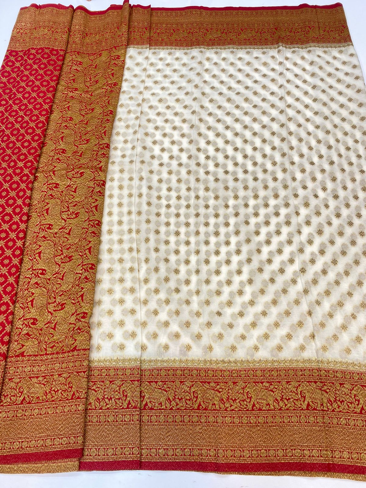 Khaddi Georgette Saree(3228)